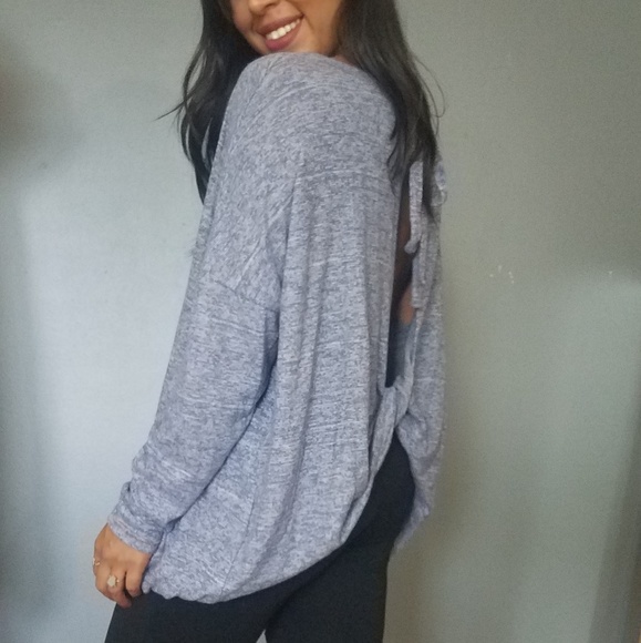 KNOTTED CUTOUT MARLED CUTOUT TOP - Picture 4 of 6